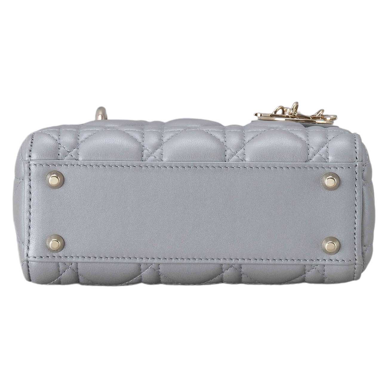 CHRISTIAN DIOR(USED)크리스찬디올 램스킨 레이디디올 미니